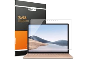 Megoo Screen Protector for Surface Laptop 6/ Laptop 5 13.5 Inch, Tempered Glass/Easy Installation/Ultra Clear Screen, Also Compatible for Microsoft Surface Laptop 4/3/2/1