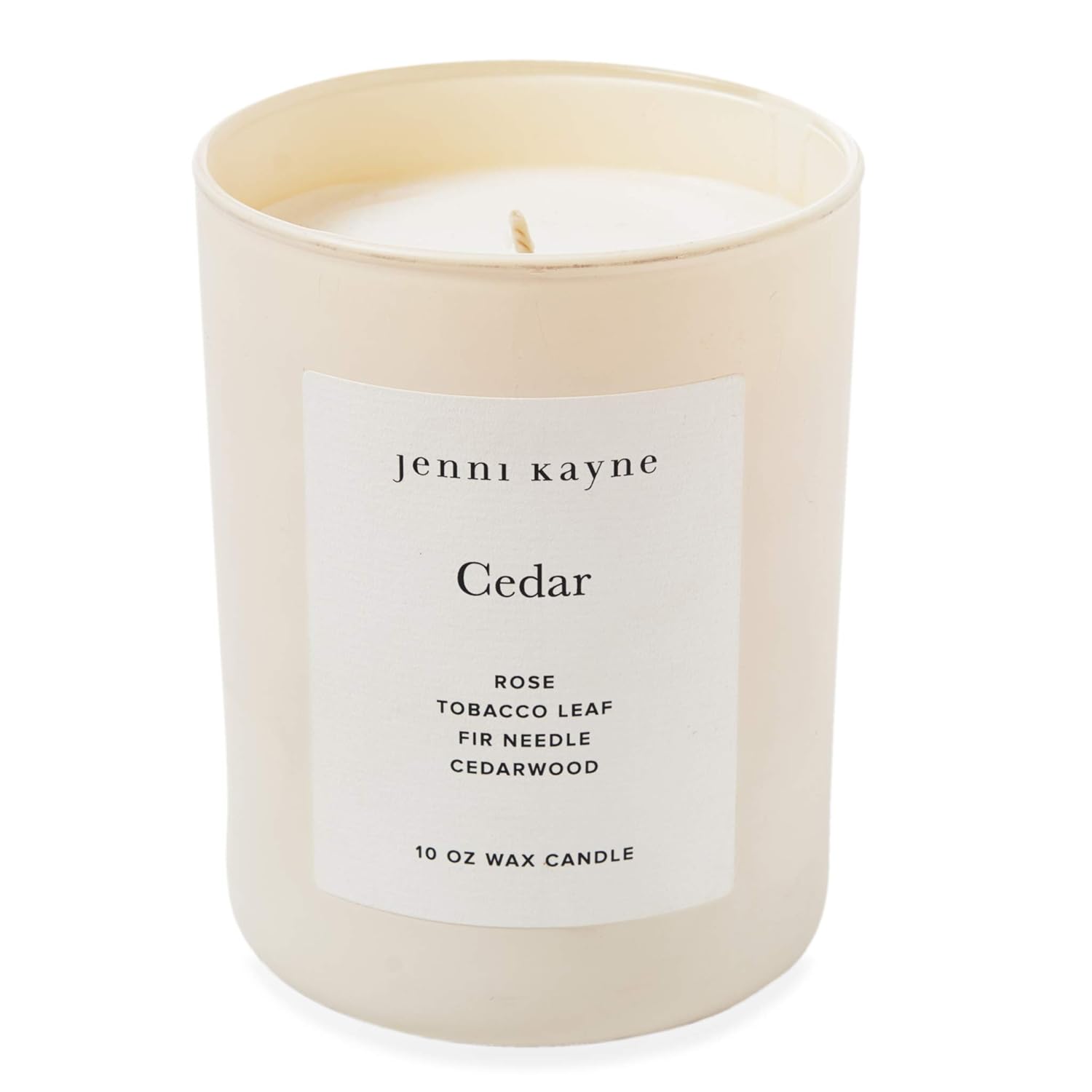 Cedar Glass Candle (Nude)