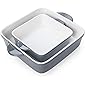 Sweese 514.213 Porcelain Baking Dish Set of 2, Square Lasagna Pans, 8 x 8 inch & 6 x 6 inch Non-stick Brownie Pan with…