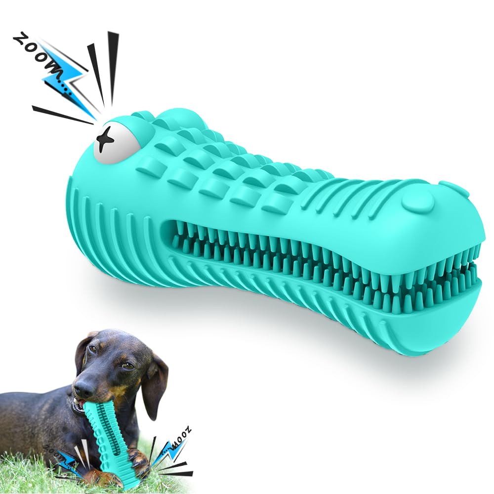 Photo 1 of Cutiful Dog Toys for Aggressive Chewers Large Medium Breed, Indestructible Dog Toothbrush Chew Toys, Squeaky Interactive Tough Extremely Durable, Dogs Toys to Keep Them Busy