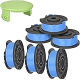 Generep Weed Eater String Trimmer Replacement Spool for Greenworks，0.065" Single Line Auto-Feed String 24V and 40V 80V Cordle