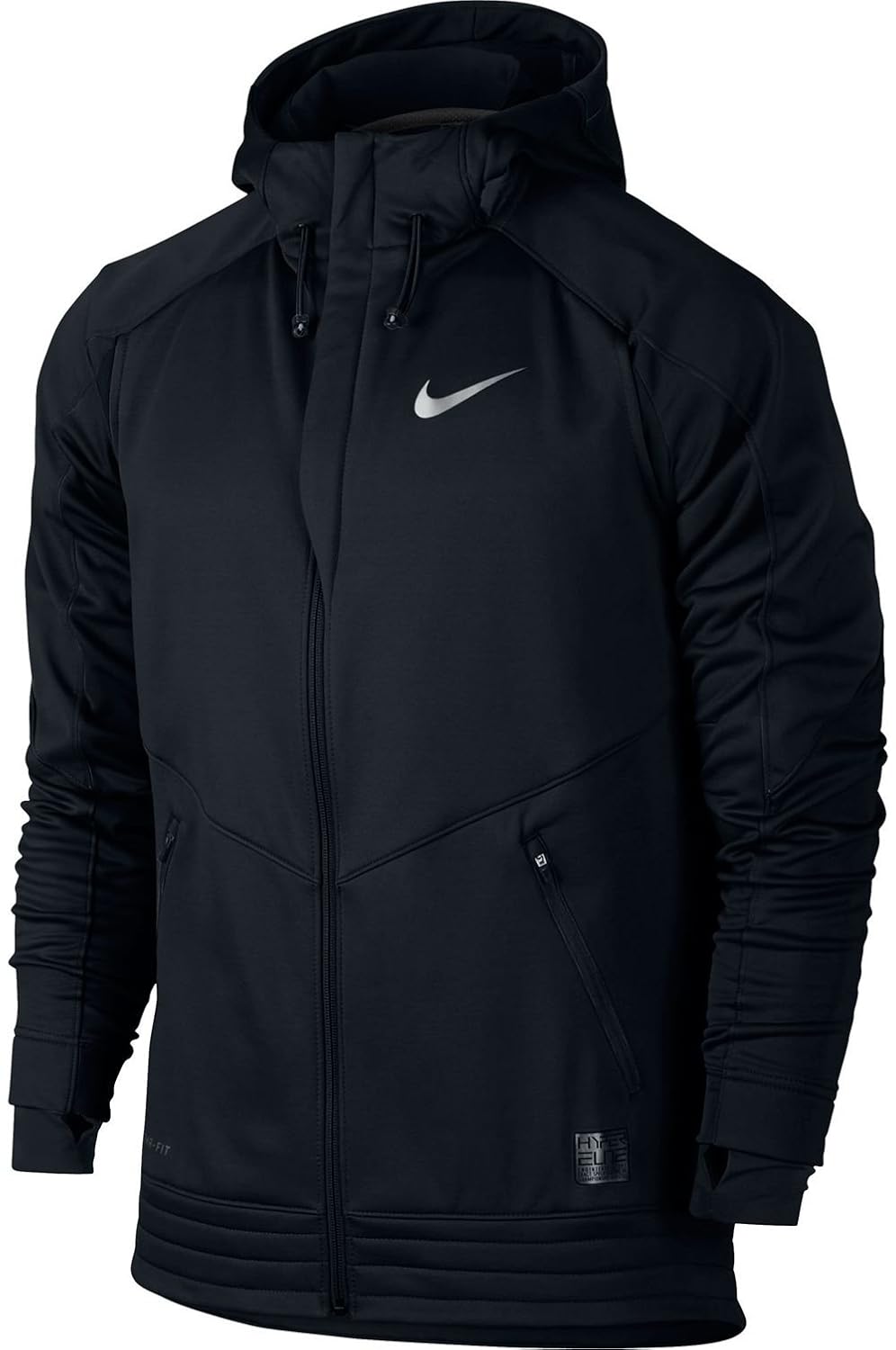 Nike Men Hyper Elite Winterized Motion ThermaFit Full Zip Black 684164