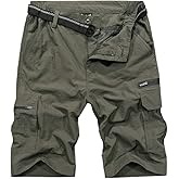Jessie Kidden Mens Outdoor Casual Expandable Waist Lightweight Water Resistant Quick Dry Fishing Hiking Shorts