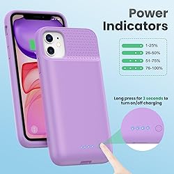 Battery Case for iPhone 11/XR, 2024 Upgraded