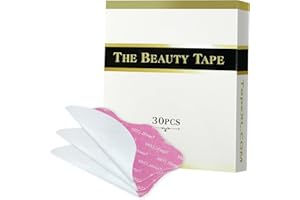 TEASBANK 30 Pack Pink Beauty Tape, Easy to Use Premium Tape