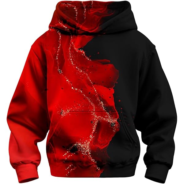 Amazon.com: sanatty 3D Print Hoodies for Teen Boys Kids, Graphic