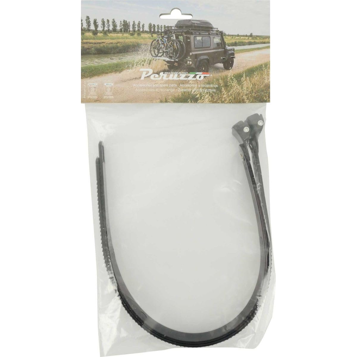 WHEEL STRAPS EXTENSIONS 2-PIECE KIT, Black