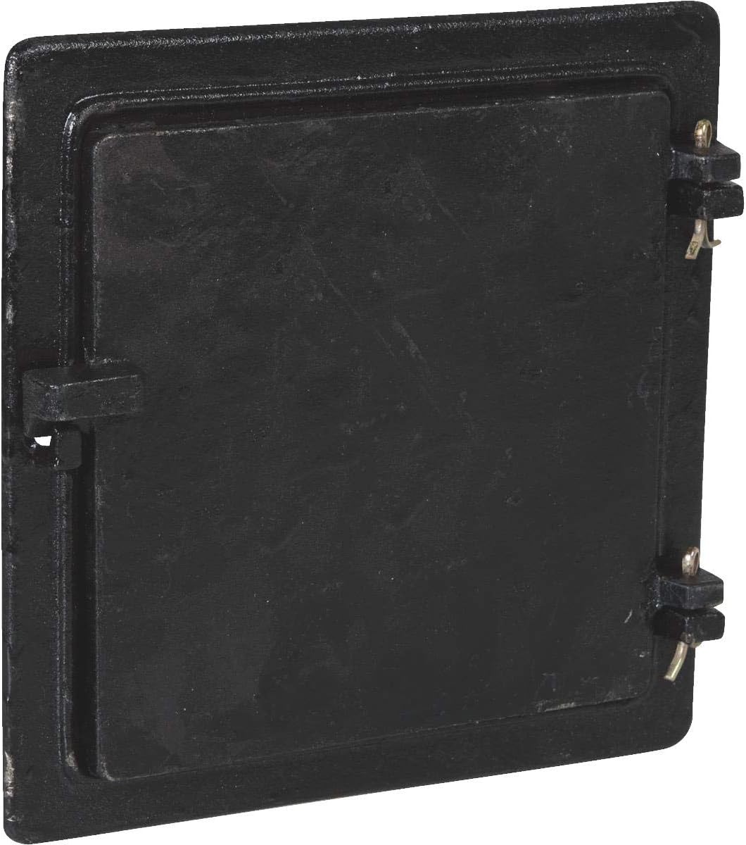 Vestal 8 In. x 8 In. Black Cast-Iron Cleanout Door - 1 Each