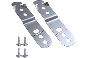 TELEHYBRID Dishwasher Mounting Bracket Kit for Bosch Dishwashers,2 Pack Replacement Brackets with 4 Screws for Kenmore, Thermador & Gaggenau Models Replaces 619985, 00605007, 00628371,605007, 619985, 628371
