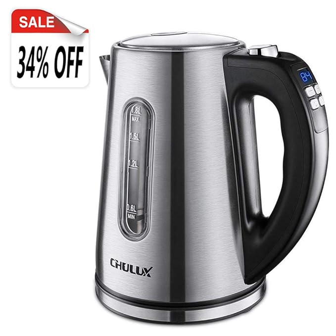 CHULUX Temperature Control Kettle, 1.8L Electric Water Kettle for