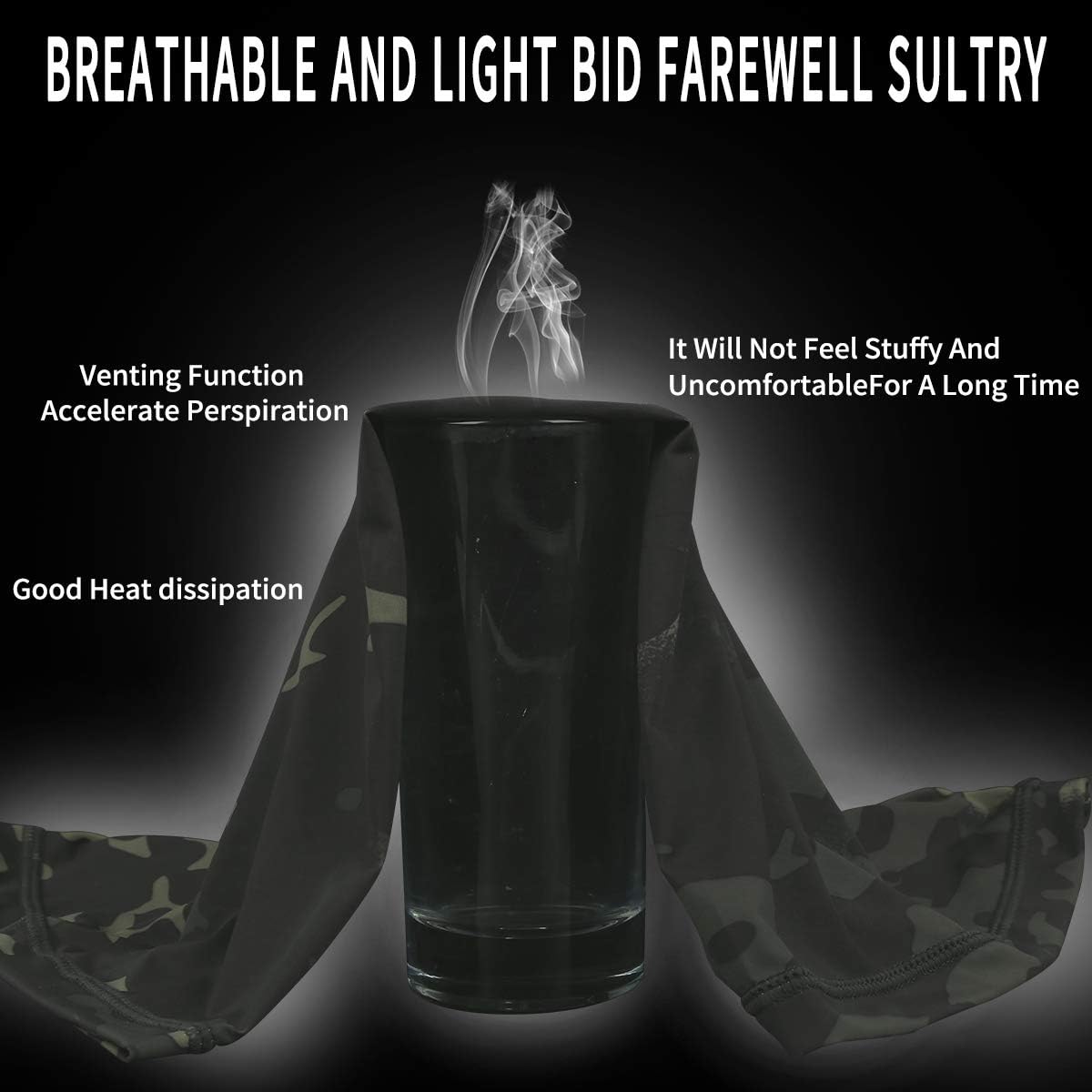 Achiou Neck Gaiter Face Mask Scarf Dust Sun Protection Cool Lightweight Windproof, Breathable Fishing Hiking Running Cycling: Clothing