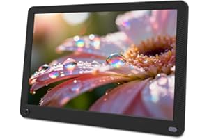 ATATAT 10" Digital Picture Frame with Motion Sensor | 1920x1080 IPS Display | Show Photos & Videos via SD Card/USB, No Wi-Fi Needed | Perfect Easy Gift for Grandparents & Family
