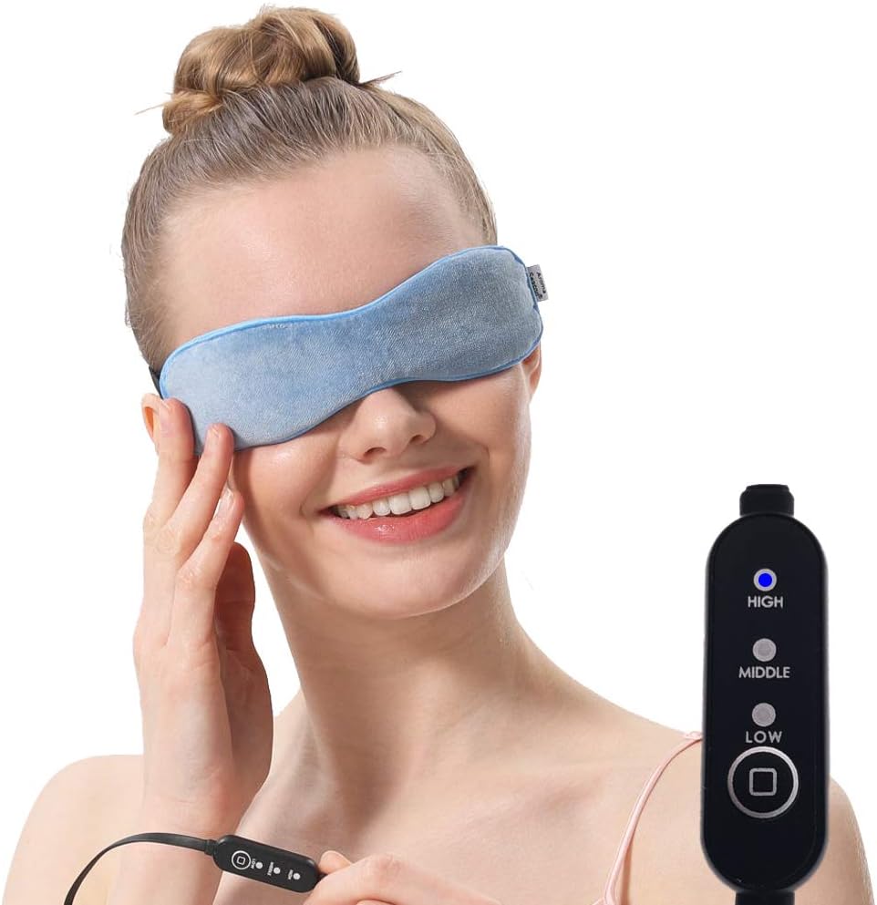 Aroma Season Cotton Heated Eye Mask, Great for Blepharitis and Dry Eyes