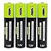 Upgraded Version Rechargeable AAA Batteries 600mAh 4 Pack with USB Charge Cable