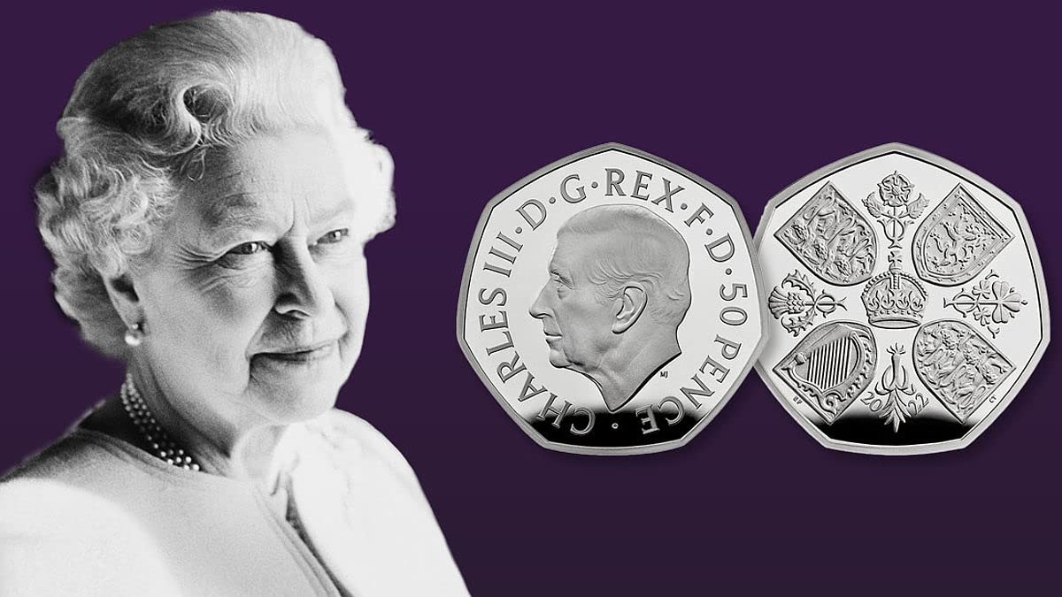 Her Majesty Queen Elizabeth II 2022 UK 50p Brilliant Uncirculated Coin