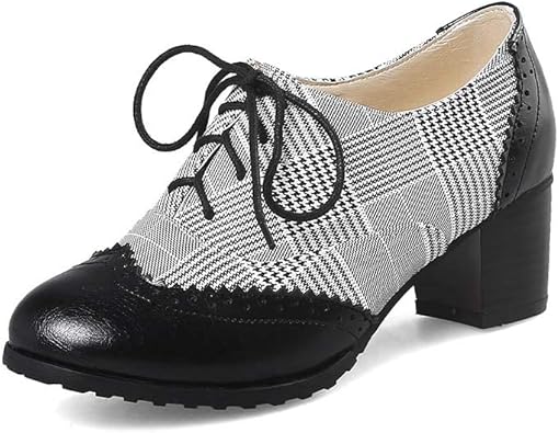 women's brogue shoes with heels