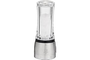 Peugeot Daman U'Select Shaftless 6.5 Inch Salt Mill, Stainless Steel