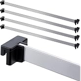 Epakh 12 Pcs Metal Adjustable File Cabinet Rails Set | Includes 8 Hanging Divider Rail Clip File, 4 Cabinet Rails, Hanging Folder Frame for Storage