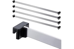 Epakh Lot de 8 rails de séparation en métal à suspendre pour dossiers suspendus