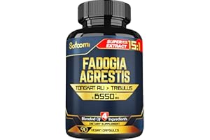 SATOOMI Fadogia Agrestis Tongkat Ali Supplement - 3 Months Supply - 6550mg Blended with Tribulus Terrestris & Black Pepper - Support Muscle, Energy & Healthy Immune - 90 Vegan Capsules - Non-GMO, Gluten Free
