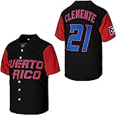 Youth Puerto Rico #21 Roberto Clemente World Game Classic Kid Baseball Jersey Stitched