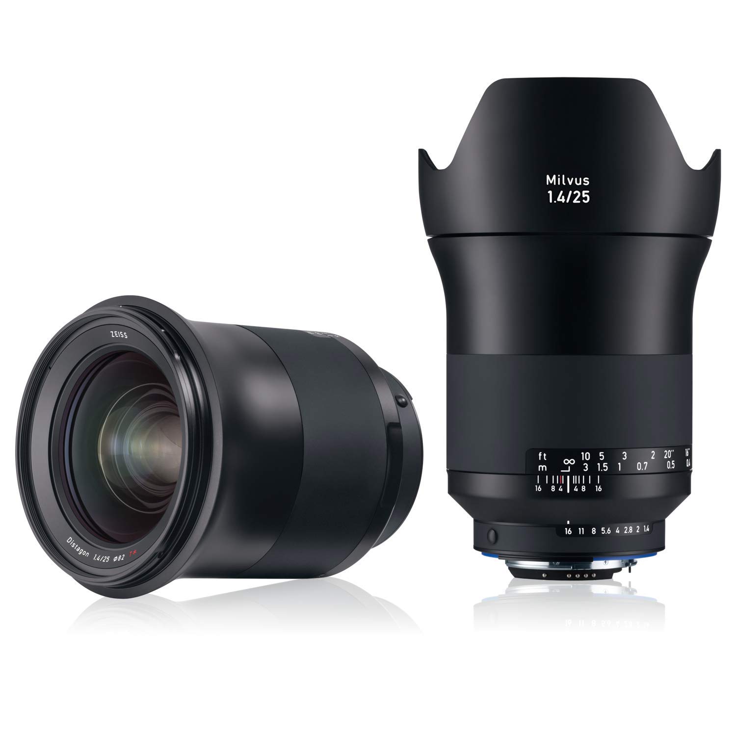 ZEISS Milvus 25mm f/1.4 Full Frame Camera Lens for Nikon F-Mount ZF.2, Black
