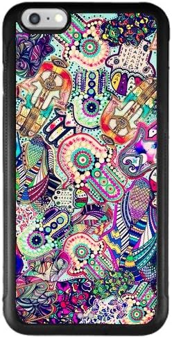 Memoly Shop Case Hamsa Evil Eye iPhone 6 Plus/6s Plus 5.5 Case Black TPU and Plastic Shock-Proof Protective Case Cover