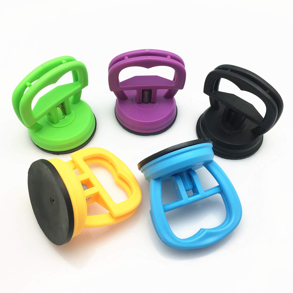 Photo 1 of Fbshicung 2 Pcs Heavy Duty Suction Cups Ruler Handle(Strong Adsorption) for Quilting Patchwork Ruler DIY Screen Repair Tools (Random Color)