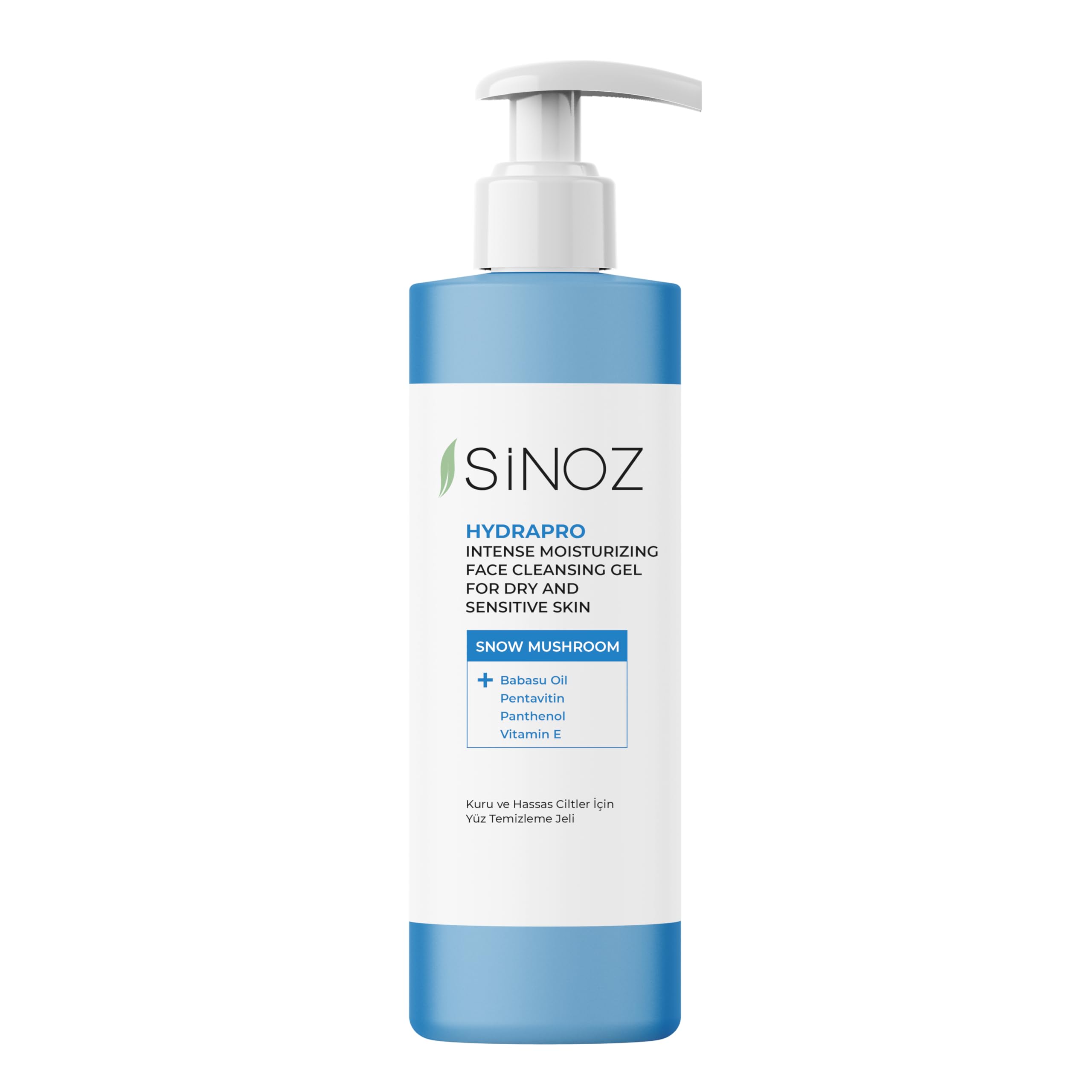 Sinoz Hydrapro Intense Moisturizing Face Cleansing Gel for Dry and Sensitive Skin – 400ml