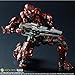 Square-Enix Halo 4 Spartan Solider Play Arts Kai Action Figure, Red