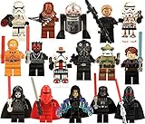 DESO 16 Pcs Lego-Compatible Figures Cake Topper Party Favor with Weapons and DESO original box