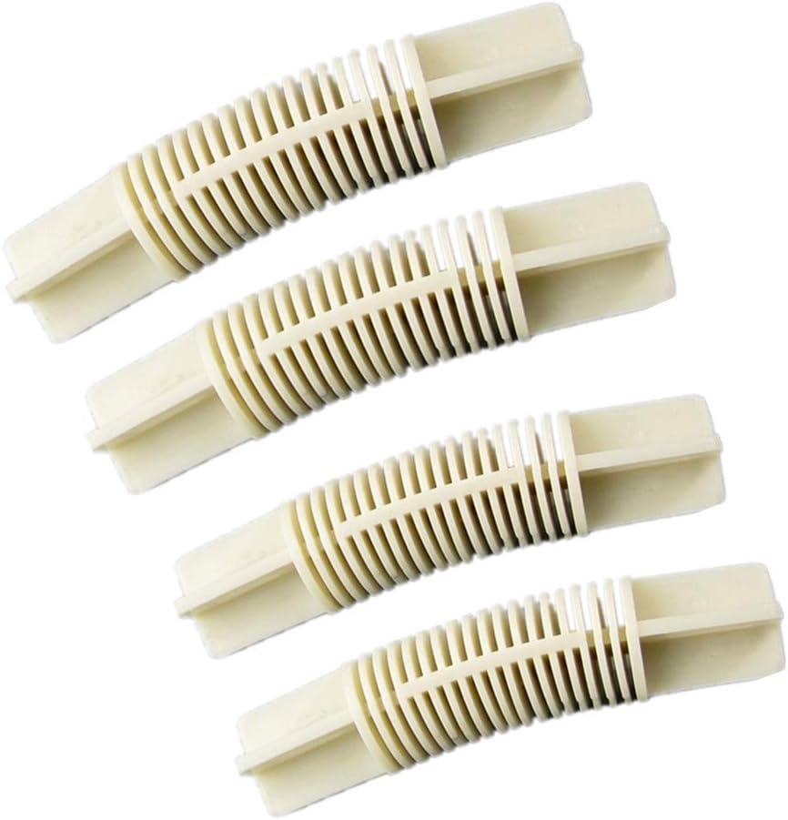 SHANGHh 4 Pieces Window Curtain Pole Corner Joint Elbow/Plastic Window Curtain Rod Corner Connector fit for Joint Elbow…
