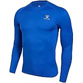 KELME Men's Long Sleeve Compression Shirt, Cool Dry Athletic Top Base Layers, Running Soccer Football Undershirt T-Shirt