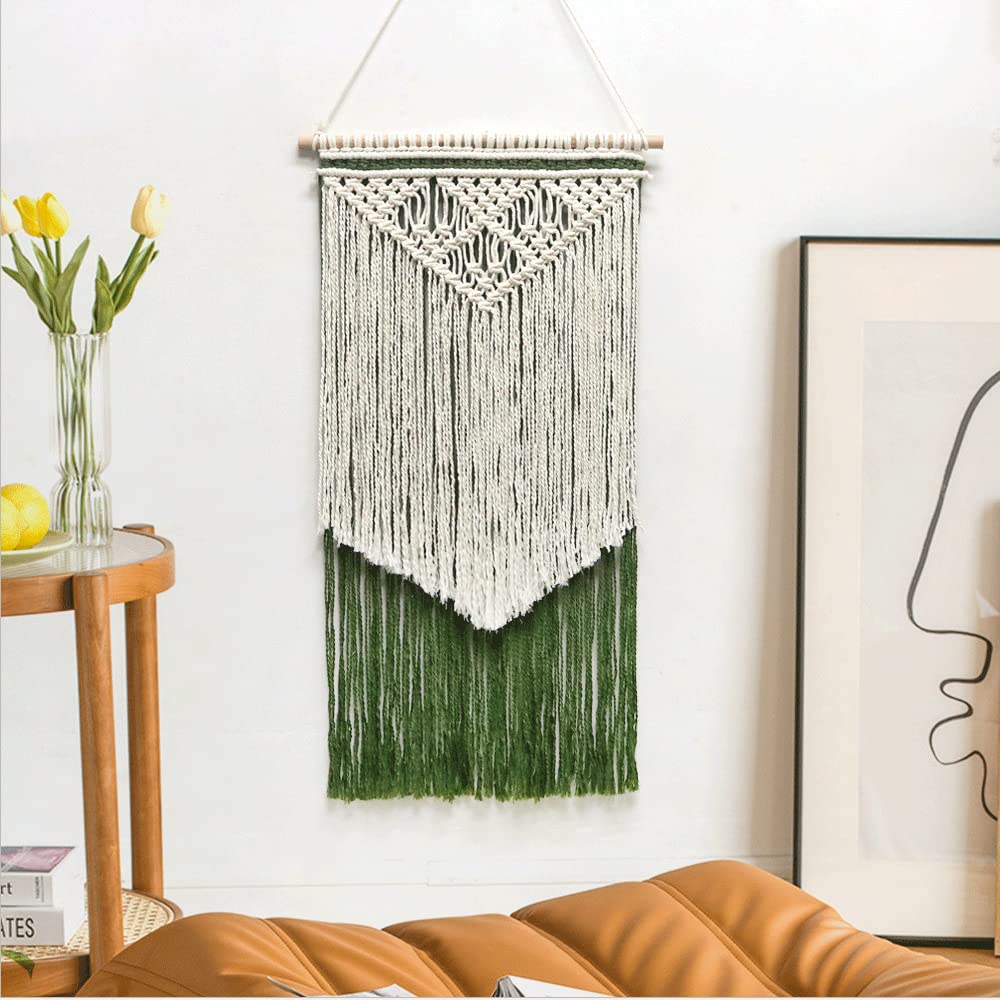 BMIDRUT Hanging Macrame Tapestry Dream Catchers Hand Woven Tapestries Boho Wall Art Decor Home Wall Decor Wall Pediment