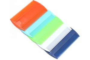 Penta Angel Pet Dog Flea Combs 5pcs Double Side Remove Flea Lice Fine Tooth Hair Combs for Dog Cat Pet