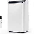 EUHOMY Portable Air Conditioners 12,000 Btu, 4 in 1 Portable Cooling AC with Heat, Dehumidifier, Fan Modes, Quiet Stand-up AC with 46dB Low Noise & Sleep Mode for Bedrooms, room up to 550 Sq.Ft