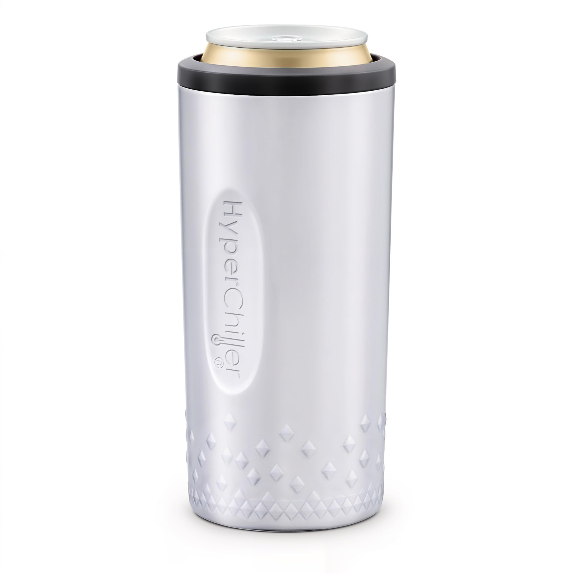 Photo 1 of NEW HyperChiller SLIM HBC100SS, Dual Wall Vacuum Insulated, Slim Can Cooler, Beer, Soda, Energy Drinks, Seltzer, Wine Cooler, Fits All Standard 12 OZ Slim Cans, Cup Holder Friendly, Stainless Steel