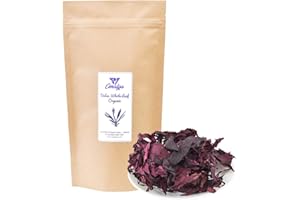 CENALGA Dulse Whole Leaf - We avoid Plastic 1.5 oz / 42.5 g Bag - Culinary Quality Hand-Harvested Atlantic Seaweed - Vegan - <3 for Paleo Diet - non-GMO - Gluten-Free - Fat-Free