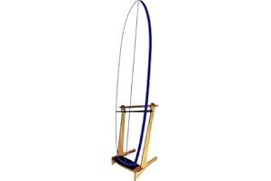 Bamboo or Birch Wood Vertical Freestanding Paddleboard Storage Rack for 1 SUP or Surfboard - Grassracks (1 Board)
