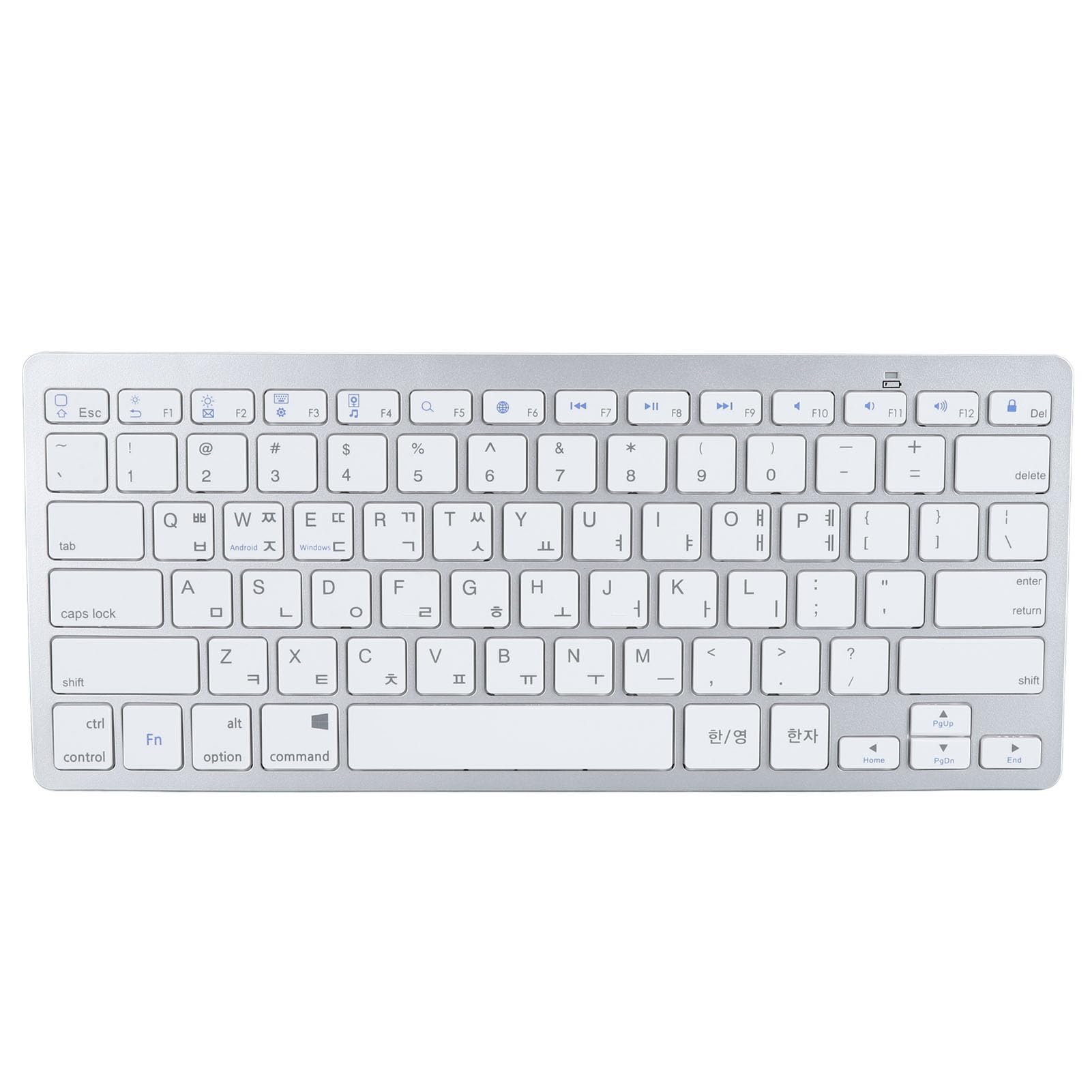 Photo 1 of Zopsc Bilingual Bluetooth Keyboard, Computer Keyboards for iOS, for Android, for Wins, Super Slim Keyboard for SmartTV, for OS X Systems, Korean Chinese Thai (Thai)