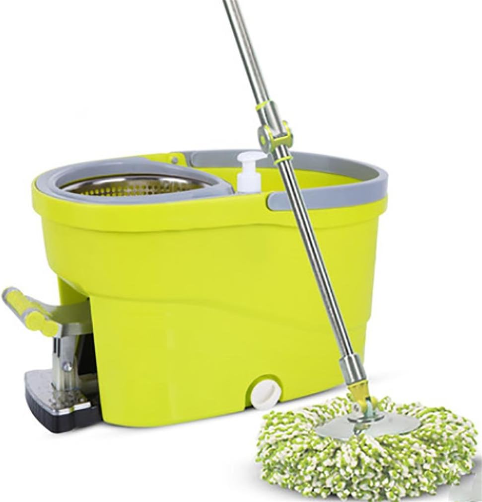 MOP 360° Rotating MOP Dry Wet Microfibre Cleaning with Extra 2 MOP Heads
