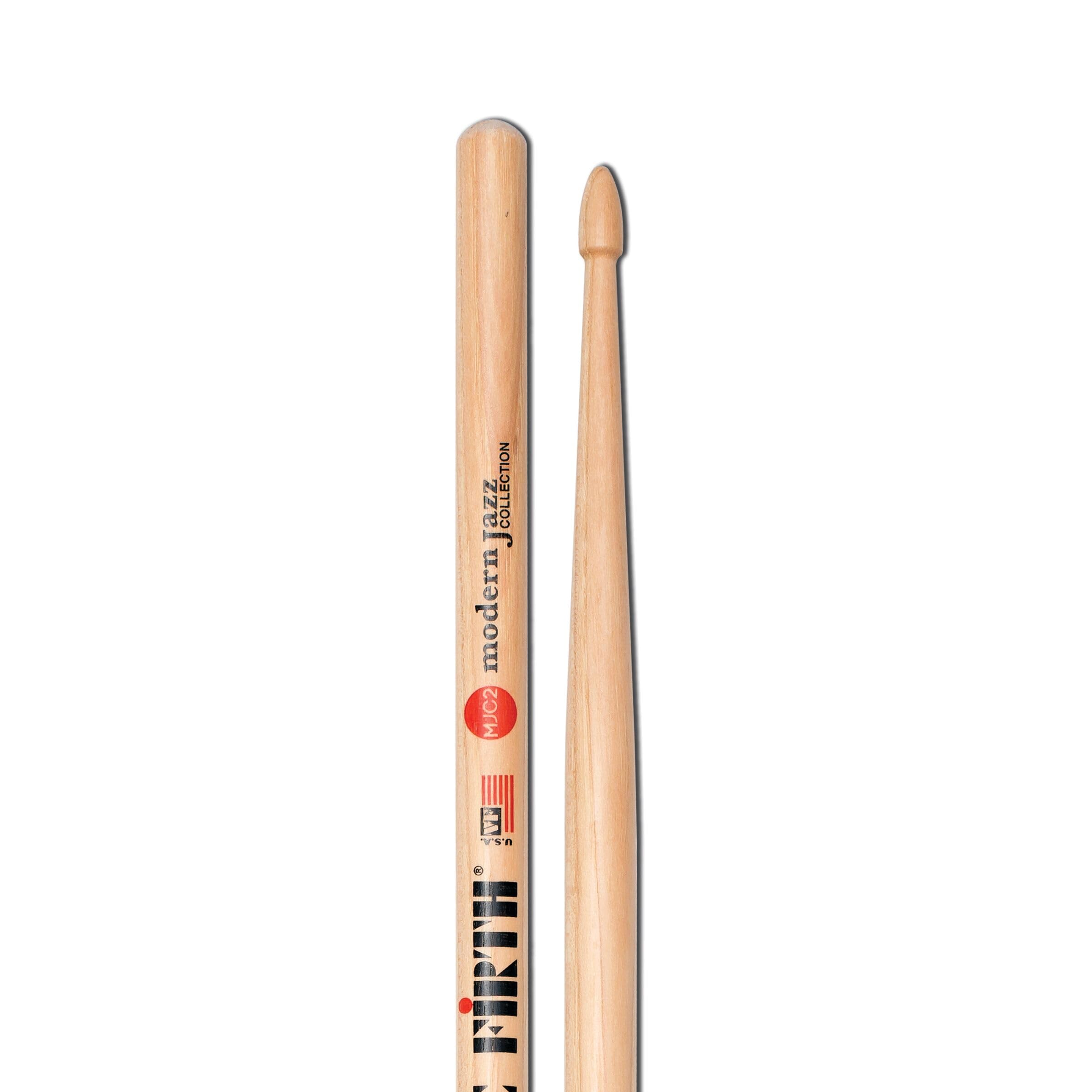 Vic FIrth - Modern Jazz Collection Drumsticks MJC2 - American Hickory - Oval Wood Tip