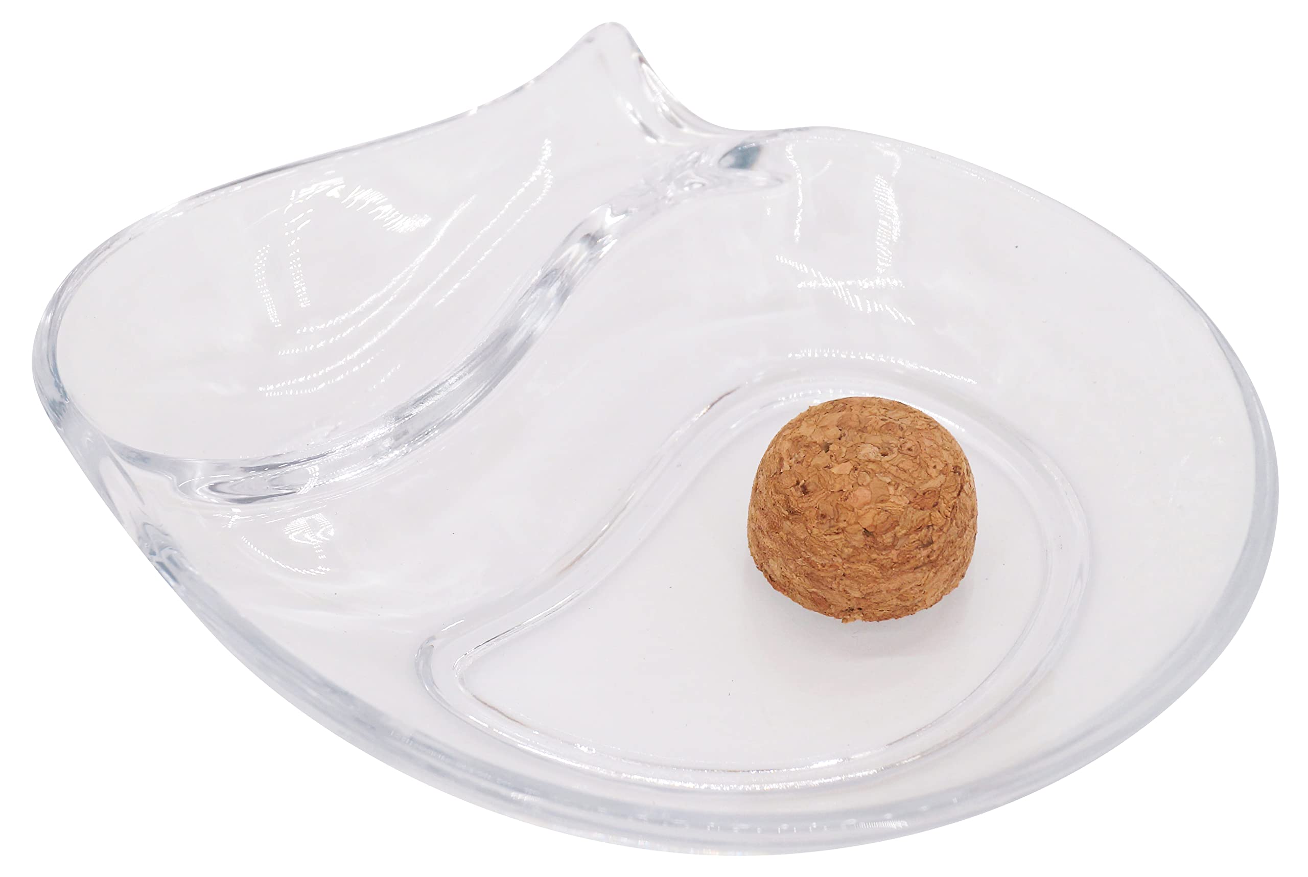 Pipe Ashtray with Knocker and Glass Pipe Rack - Leaf