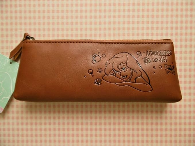 Amazon Co Jp アリエル ペンケース ブラウン リトルマーメイド 文房具 オフィス用品