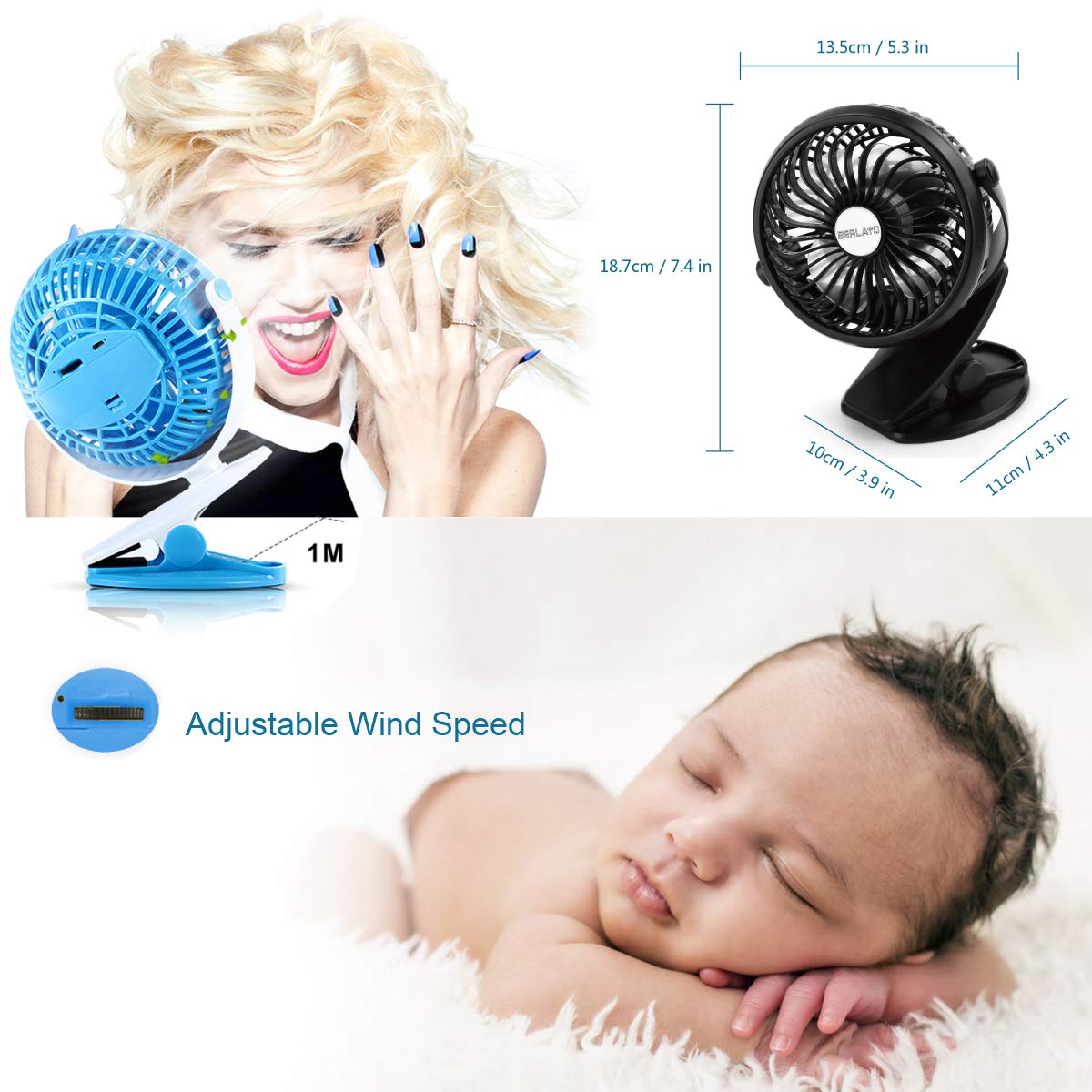 clip on pram fan