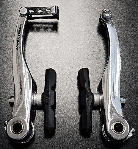 PROMAX Aluminum Alloy Linear V Brake Caliper, Rim Brake Kit for Mountain Bikes, Beach Cruiser Bikes, 107mm