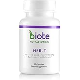 Biote Nutraceuticals - HER-T - Healthy Testosterone Balance Support for Women (30 Capsules)