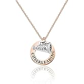 BNQL Cheerleader Necklace Cheerleader Gifts Cheerleading Jewelry Gift for Cheerleader Cheer or Team