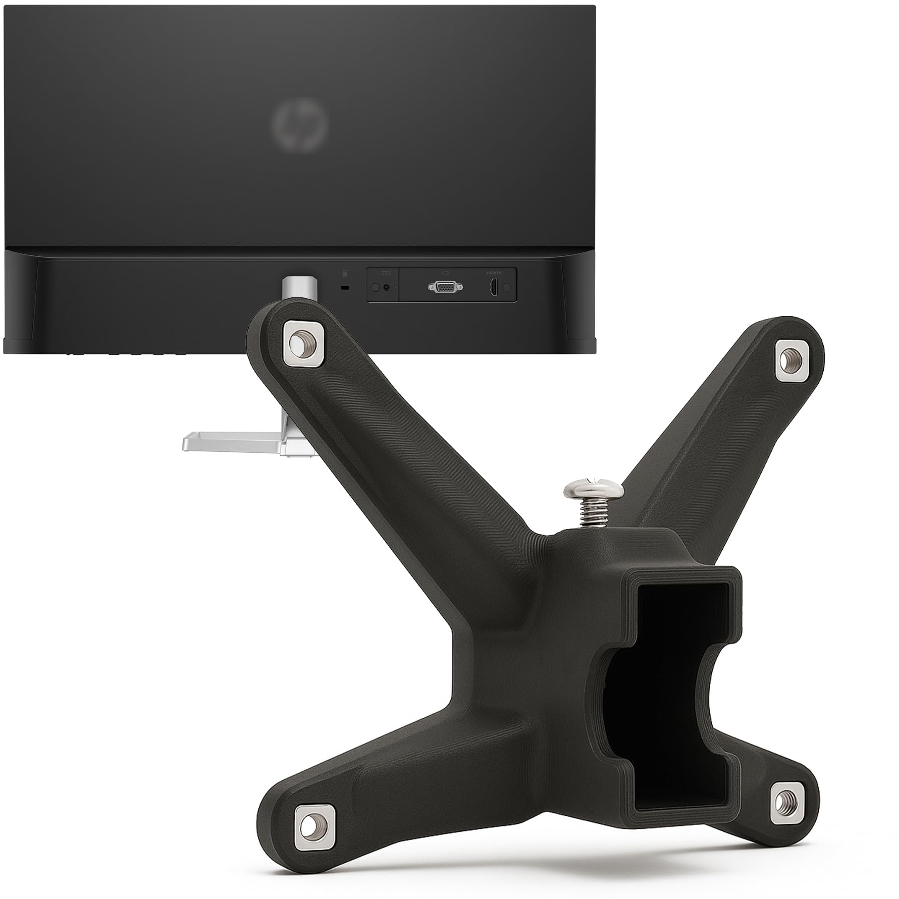 3IDEE VESA Adapter for HP Monitor Series 5 & Mf (524sa, 524sf, 524sw, 527sa, 527sf, 527sw, 532sf, M22f, M24f, M27f, M32f) - Monitor Mount Adapter 75x75 mm - for monitors without VESA