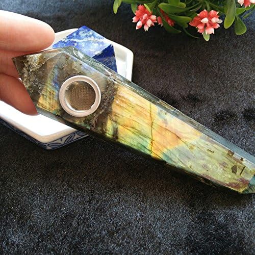 Natural Crystal Quartz Point Wand Gemstone Healing 3PCS Metal Filters about 3.8-4.3 inches